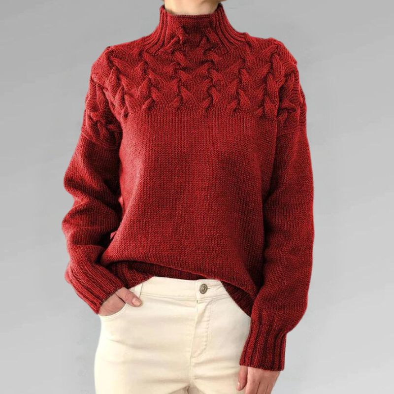 Ella - High Neck Sweater