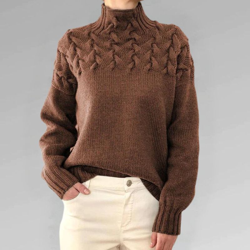 Ella - High Neck Sweater