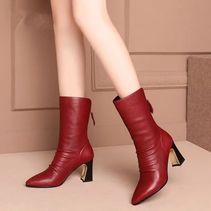 Orla | Elegant Ankle Boots with Pointed Toe