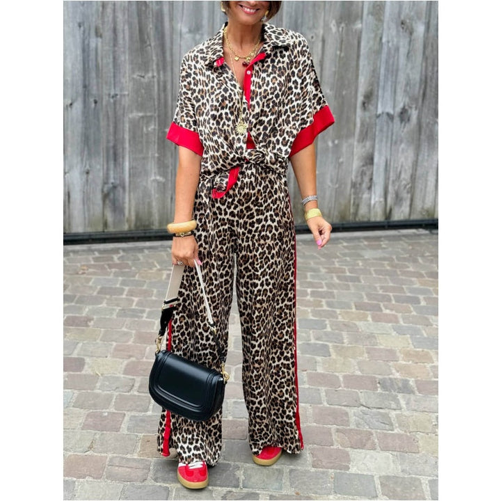 COLLINS – LUXURIOUS OUTFIT SET WITH PANTHER PRINT
