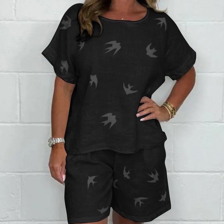 Dahlia – Two-Piece Set with Light Print