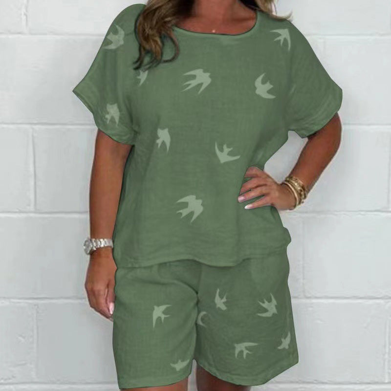 Dahlia – Two-Piece Set with Light Print