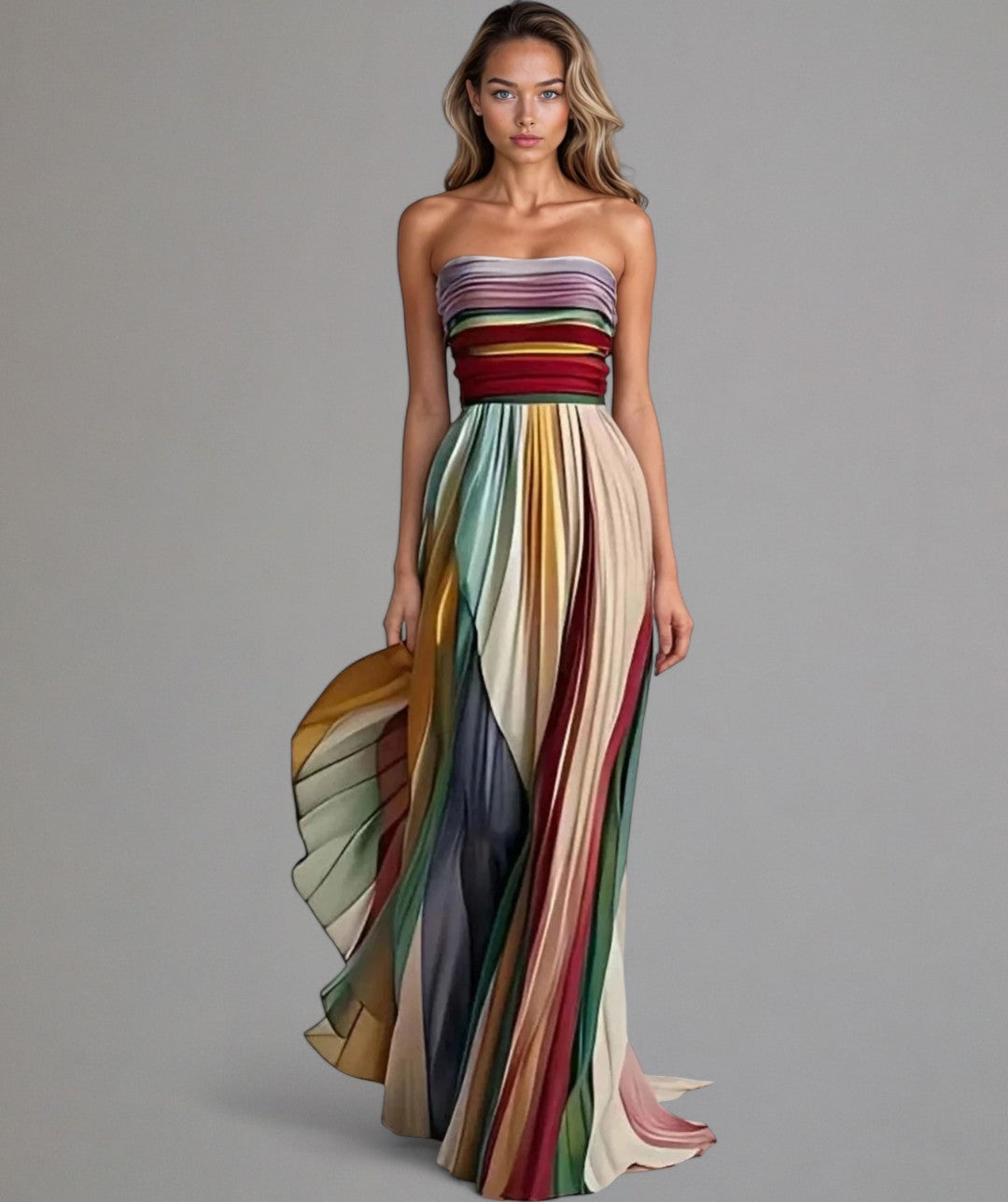 Aria | Colorful Sleeveless Dress