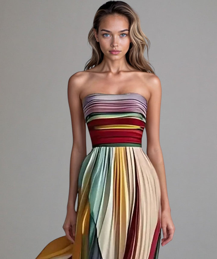 Aria | Colorful Sleeveless Dress