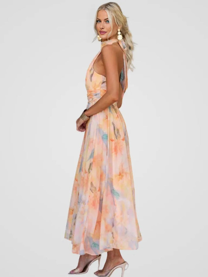 Leana | Midi Floral Dress
